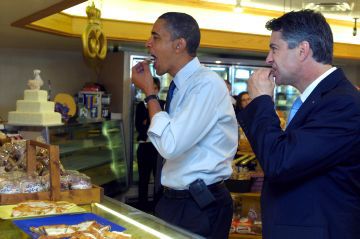 Obama Racine visits Racine, June 30, 2010